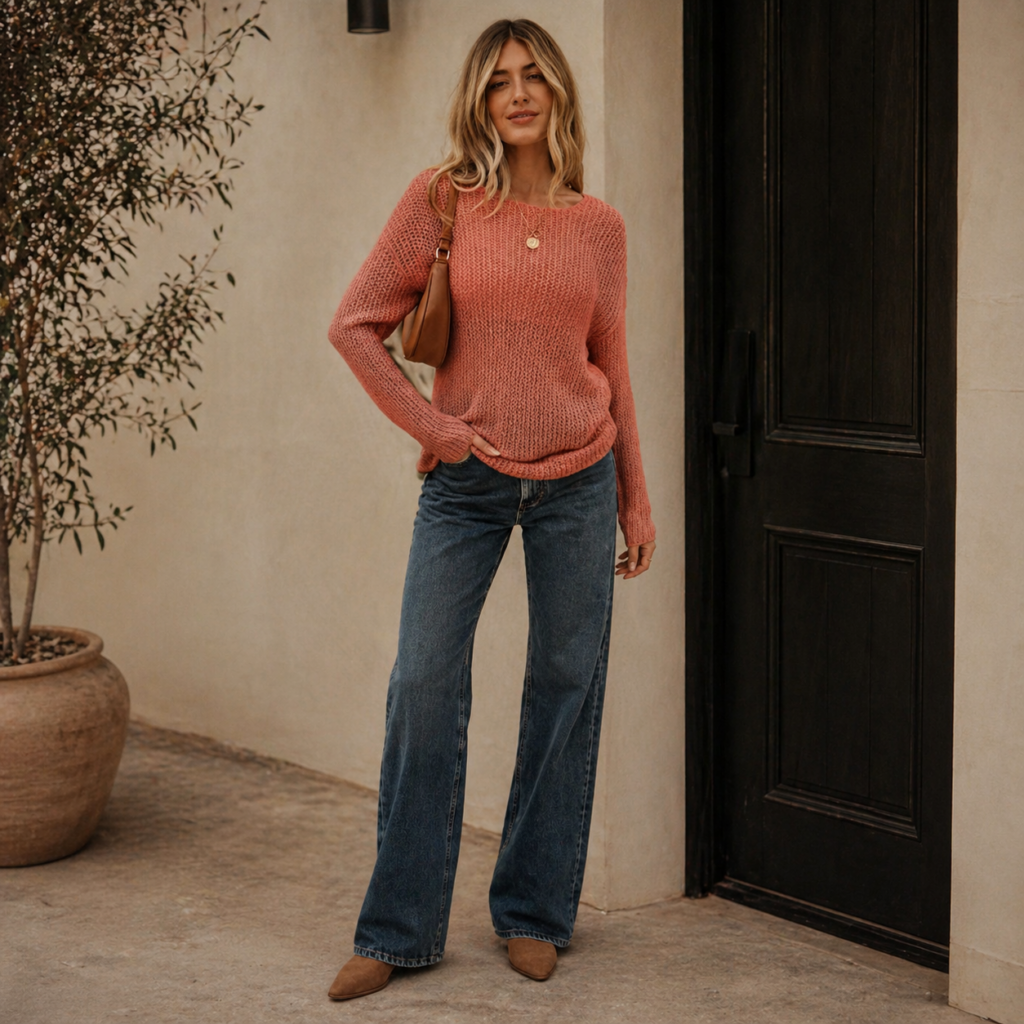 Simple Times Crochet Hollow-Out Top
